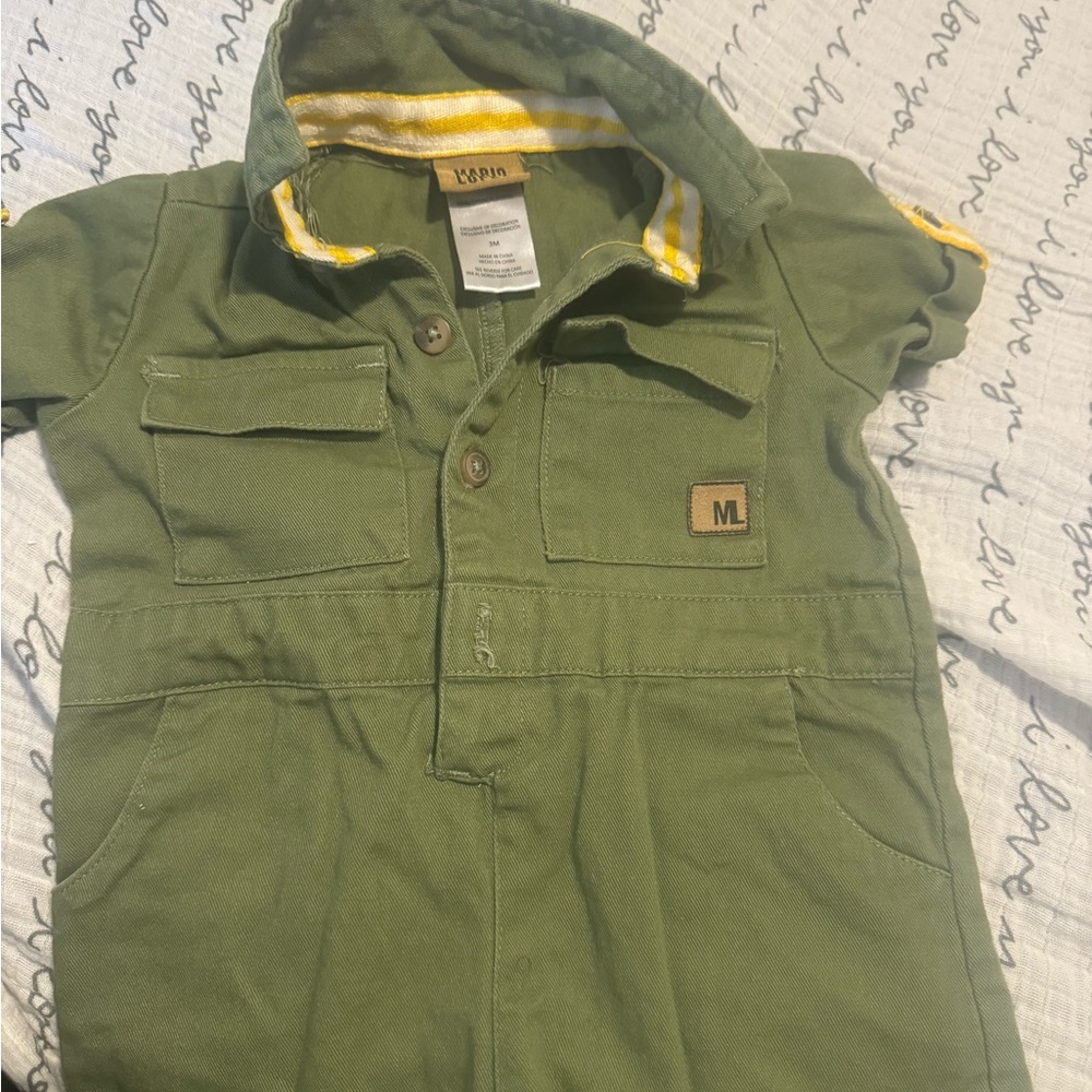 Mario Lopez 3 month old romper